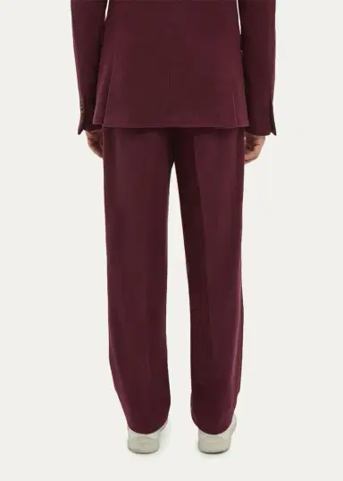 Gabriela Hearst Men's Harold Pleated Cashmere Corduroy Trousers | Thumbnail 3 Gabriela Hearst Men's Harold Pleated Cashmere Corduroy Trousers | Thumbnail 3