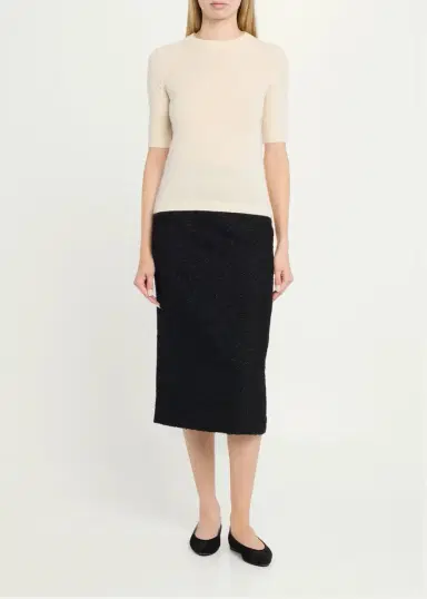 Maria McManus MM Cashmere and Cotton Baby Tee | Thumbnail 2 Maria McManus MM Cashmere and Cotton Baby Tee | Thumbnail 2