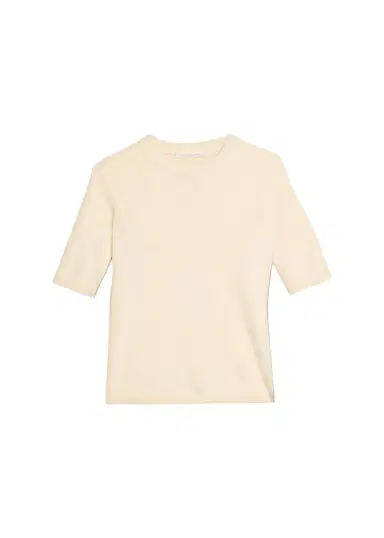 Maria McManus MM Cashmere and Cotton Baby Tee | Thumbnail 1 Maria McManus MM Cashmere and Cotton Baby Tee | Thumbnail 1