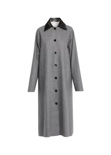 Maria McManus Melange Wool-Cashmere Swing Coat | Thumbnail 1 Maria McManus Melange Wool-Cashmere Swing Coat | Thumbnail 1