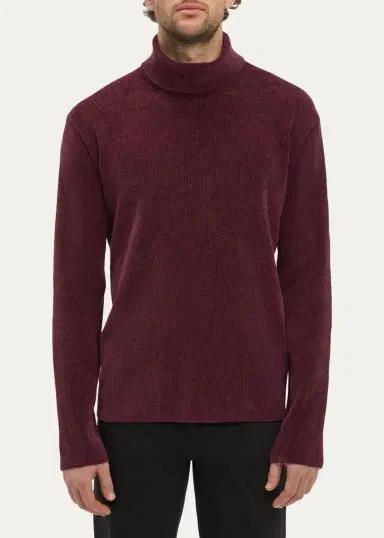 Gabriela Hearst Men's Almoner Silk Turtleneck Sweater | Thumbnail 2 Gabriela Hearst Men's Almoner Silk Turtleneck Sweater | Thumbnail 2