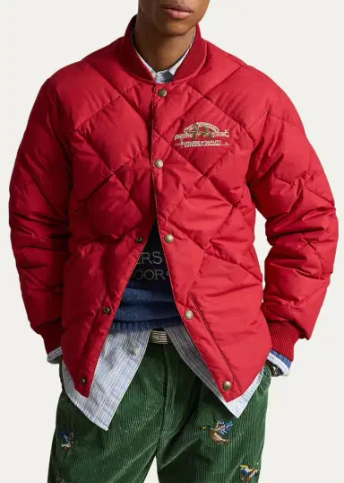 Polo Ralph Lauren Men's Quilted Polo Sportsman Jacket | Thumbnail 4 Polo Ralph Lauren Men's Quilted Polo Sportsman Jacket | Thumbnail 4