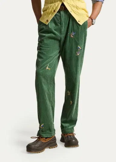 Polo Ralph Lauren Men's Whitman Relaxed Fit Embroidered Pant | Thumbnail 4 Polo Ralph Lauren Men's Whitman Relaxed Fit Embroidered Pant | Thumbnail 4