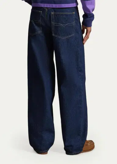 Polo Ralph Lauren Men's Rivington Dark Wash Relaxed Jeans | Thumbnail 3 Polo Ralph Lauren Men's Rivington Dark Wash Relaxed Jeans | Thumbnail 3