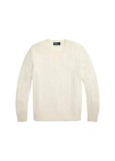Polo Ralph Lauren Men's The Iconic Cable-Knit Cashmere Sweater | Thumbnail 1 Polo Ralph Lauren Men's The Iconic Cable-Knit Cashmere Sweater | Thumbnail 1