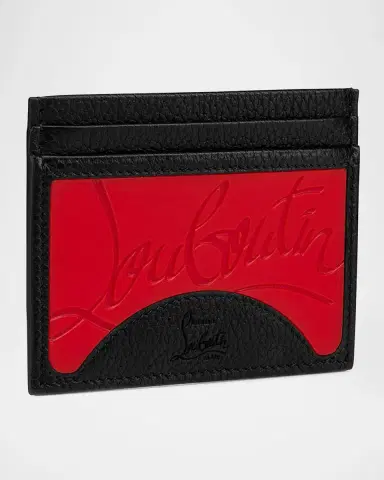 Christian Louboutin Men's Kios Red Sole Empire Card Case | Thumbnail 2 Christian Louboutin Men's Kios Red Sole Empire Card Case | Thumbnail 2