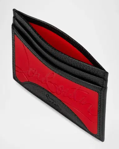 Christian Louboutin Men's Kios Red Sole Empire Card Case | Thumbnail 4 Christian Louboutin Men's Kios Red Sole Empire Card Case | Thumbnail 4