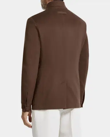 Zegna Men's Oasi Cashmere Overshirt | Thumbnail 3 Zegna Men's Oasi Cashmere Overshirt | Thumbnail 3