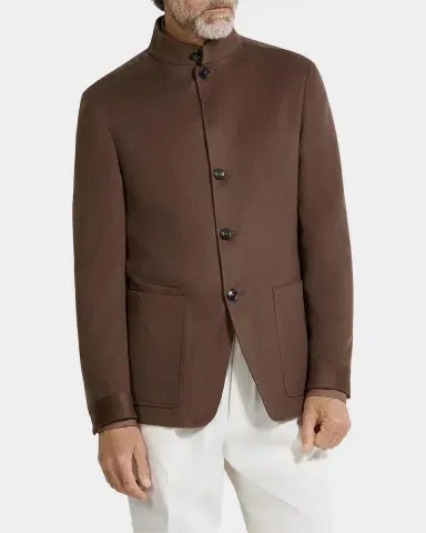 Zegna Men's Oasi Cashmere Overshirt | Thumbnail 4 Zegna Men's Oasi Cashmere Overshirt | Thumbnail 4