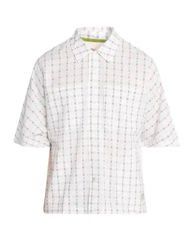 Maison Scotch Men's Check Loose-Fit Pocket Short-Sleeve Shirt | Thumbnail 1 Maison Scotch Men's Check Loose-Fit Pocket Short-Sleeve Shirt | Thumbnail 1