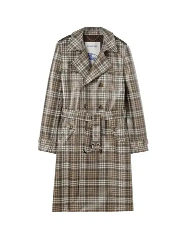 Burberry Foxfield Check Jacquard Trench Coat | Thumbnail 1 Burberry Foxfield Check Jacquard Trench Coat | Thumbnail 1