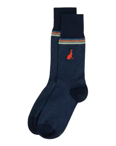 Paul Smith Ollie Embroidered Striped Crew Socks | Thumbnail 1 Paul Smith Ollie Embroidered Striped Crew Socks | Thumbnail 1