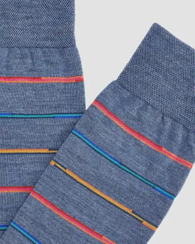 Marcoliani Mixed Striped Wool-Nylon Socks 2-Pack | Thumbnail 2 Marcoliani Mixed Striped Wool-Nylon Socks 2-Pack | Thumbnail 2