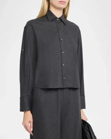 Maria McManus Stretch-Wool Shirt | Thumbnail 4 Maria McManus Stretch-Wool Shirt | Thumbnail 4