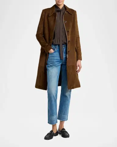 Tom Ford Pleated Balloon-Sleeve Neck-Scarf Blouse | Thumbnail 2 Tom Ford Pleated Balloon-Sleeve Neck-Scarf Blouse | Thumbnail 2