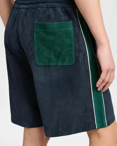 Casablanca Striped Suede Track Shorts | Thumbnail 5 Casablanca Striped Suede Track Shorts | Thumbnail 5
