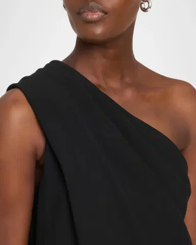 PRABAL GURUNG One-Shoulder Draped Column Dress | Thumbnail 5 PRABAL GURUNG One-Shoulder Draped Column Dress | Thumbnail 5