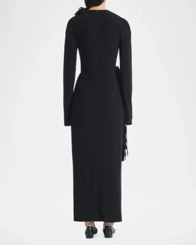 Altuzarra Garland Fringe Draped Maxi Dress | Thumbnail 3 Altuzarra Garland Fringe Draped Maxi Dress | Thumbnail 3