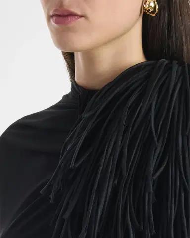 Altuzarra Garland Fringe Draped Maxi Dress | Thumbnail 5 Altuzarra Garland Fringe Draped Maxi Dress | Thumbnail 5