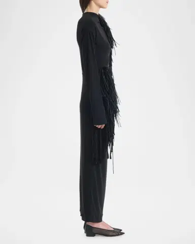 Altuzarra Garland Fringe Draped Maxi Dress | Thumbnail 6 Altuzarra Garland Fringe Draped Maxi Dress | Thumbnail 6
