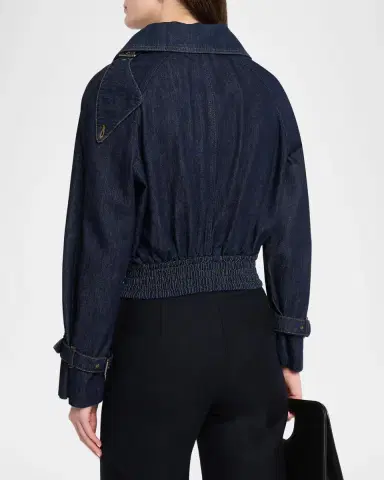 Dries Van Noten Vida Denim Aviator Jacket | Thumbnail 3 Dries Van Noten Vida Denim Aviator Jacket | Thumbnail 3
