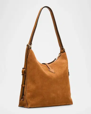 Tod's T Timeless Suede Shoulder Bag | Thumbnail 3 Tod's T Timeless Suede Shoulder Bag | Thumbnail 3