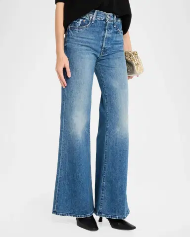 Mother The Tomcat Roller Sneak Wide-Leg Jeans | Thumbnail 4 Mother The Tomcat Roller Sneak Wide-Leg Jeans | Thumbnail 4