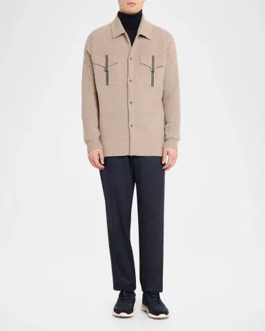 Sease Men's Wool-Cashmere Felted Overshirt | Thumbnail 2 Sease Men's Wool-Cashmere Felted Overshirt | Thumbnail 2
