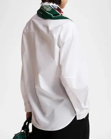 Essentiel Antwerp Kreative Oversized Button-Front Shirt | Thumbnail 3 Essentiel Antwerp Kreative Oversized Button-Front Shirt | Thumbnail 3
