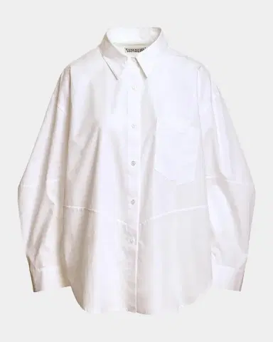 Essentiel Antwerp Kreative Oversized Button-Front Shirt | Thumbnail 7 Essentiel Antwerp Kreative Oversized Button-Front Shirt | Thumbnail 7