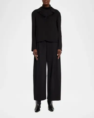 Lafayette 148 New York Boxy Wool-Cashmere Blazer | Thumbnail 2 Lafayette 148 New York Boxy Wool-Cashmere Blazer | Thumbnail 2