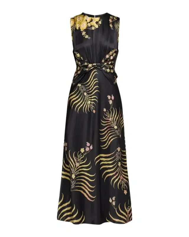 Gwen Printed Silk Dress Gwen Printed Silk Dress