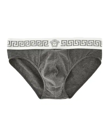 Versace Medusa Head Greco-Trim Jersey Brief | Thumbnail 1 Versace Medusa Head Greco-Trim Jersey Brief | Thumbnail 1