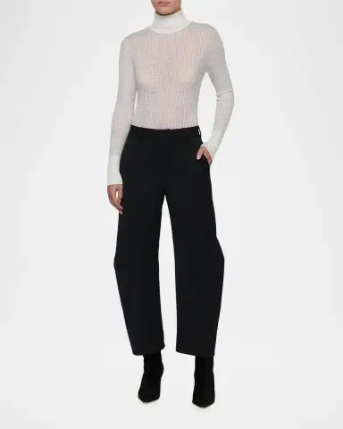 L'Agence Colby Barrel-Leg Trousers | Thumbnail 2 L'Agence Colby Barrel-Leg Trousers | Thumbnail 2