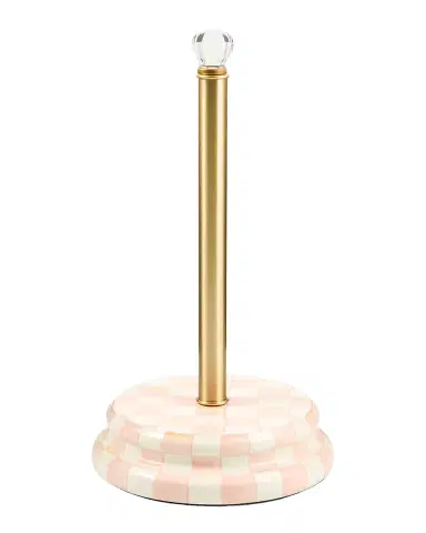 MacKenzie-Childs Rosy Check Paper Towel Holder | Thumbnail 3 MacKenzie-Childs Rosy Check Paper Towel Holder | Thumbnail 3