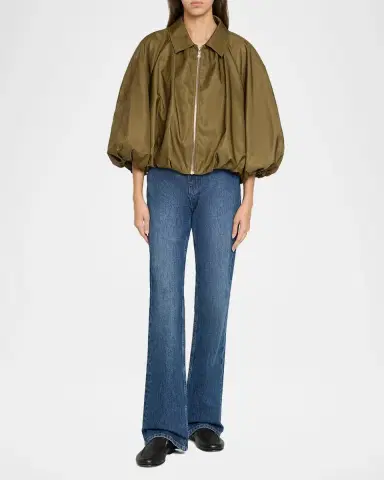 Cinq à Sept Paulina Balloon Bubble-Hem Jacket | Thumbnail 2 Cinq à Sept Paulina Balloon Bubble-Hem Jacket | Thumbnail 2