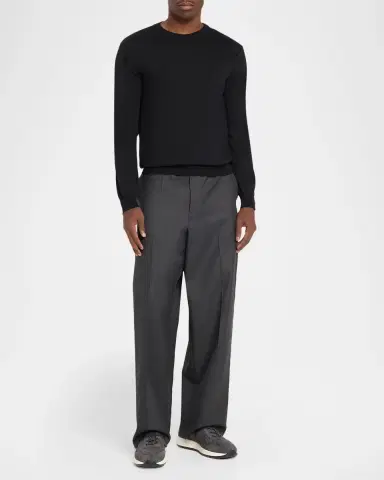 Tod's Men's Calzino Suede and Textile Elastic Drawstring Sneakers | Thumbnail 3 Tod's Men's Calzino Suede and Textile Elastic Drawstring Sneakers | Thumbnail 3