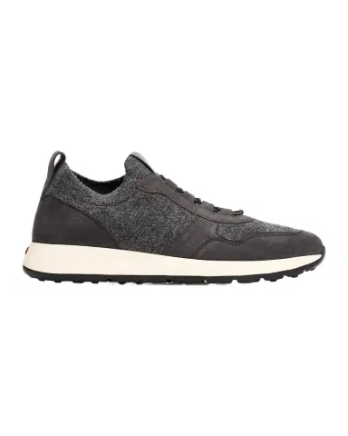 Tod's Men's Calzino Suede and Textile Elastic Drawstring Sneakers | Thumbnail 1 Tod's Men's Calzino Suede and Textile Elastic Drawstring Sneakers | Thumbnail 1