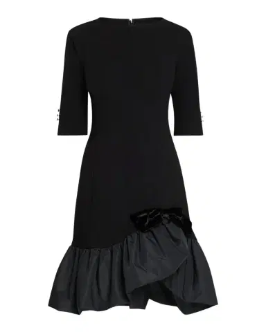 Rickie Freeman for Teri Jon Taffeta Bubble-Hem Crepe Mini Dress | Thumbnail 1 Rickie Freeman for Teri Jon Taffeta Bubble-Hem Crepe Mini Dress | Thumbnail 1