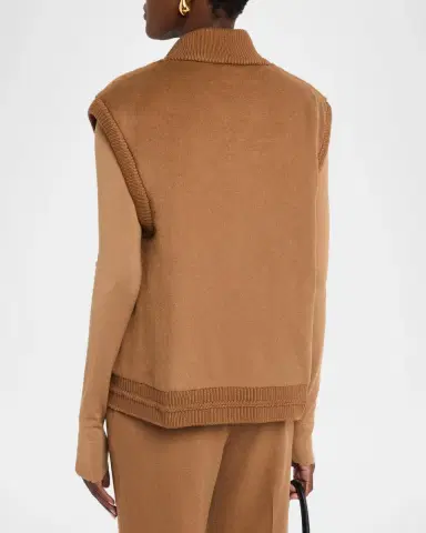 Lafayette 148 New York Button-Front Shearling Vest | Thumbnail 3 Lafayette 148 New York Button-Front Shearling Vest | Thumbnail 3