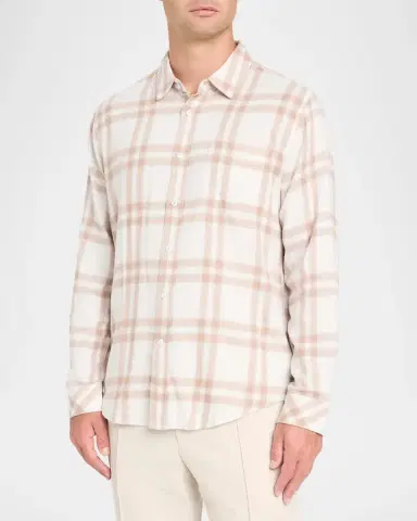 RAILS Men's Lennox Plaid Flannel Button-Front Shirt | Thumbnail 4 RAILS Men's Lennox Plaid Flannel Button-Front Shirt | Thumbnail 4