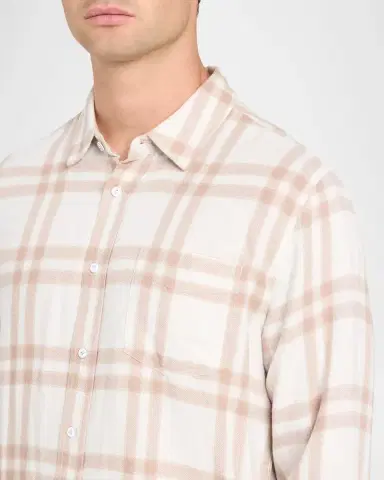 RAILS Men's Lennox Plaid Flannel Button-Front Shirt | Thumbnail 5 RAILS Men's Lennox Plaid Flannel Button-Front Shirt | Thumbnail 5