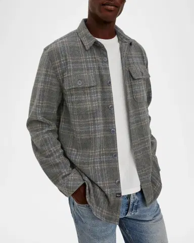 RAILS Men's Alder Plaid Overshirt | Thumbnail 6 RAILS Men's Alder Plaid Overshirt | Thumbnail 6