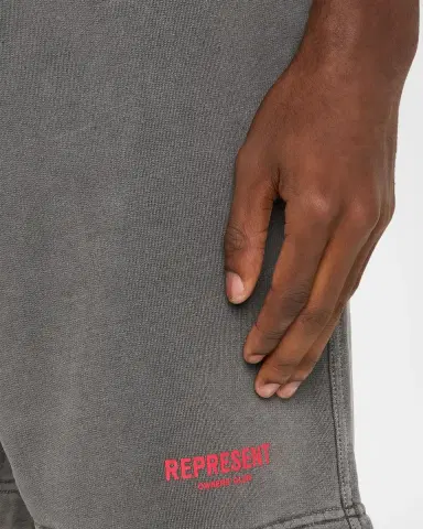Represent Men's Owners Cotton Pull-On Shorts | Thumbnail 5 Represent Men's Owners Cotton Pull-On Shorts | Thumbnail 5