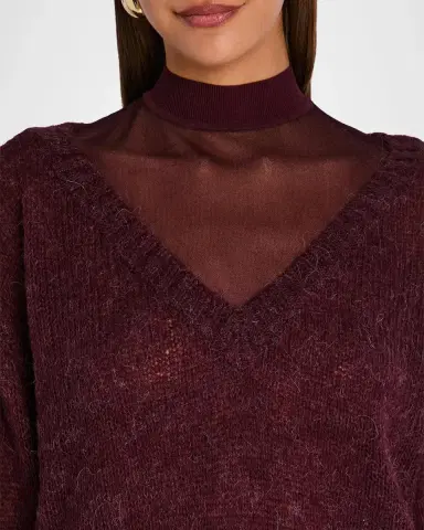 SEROYA Vada V-Neck Sweater | Thumbnail 5 SEROYA Vada V-Neck Sweater | Thumbnail 5