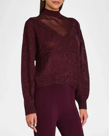 SEROYA Vada V-Neck Sweater | Thumbnail 6 SEROYA Vada V-Neck Sweater | Thumbnail 6