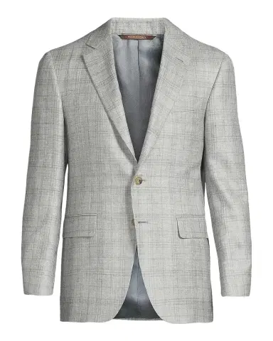 Canali Men's Wool Plaid Single-Breasted Sport Coat | Thumbnail 1 Canali Men's Wool Plaid Single-Breasted Sport Coat | Thumbnail 1