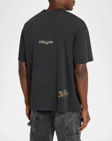 Represent Men's Enemy Cotton and Hemp Graphic T-Shirt | Thumbnail 3 Represent Men's Enemy Cotton and Hemp Graphic T-Shirt | Thumbnail 3