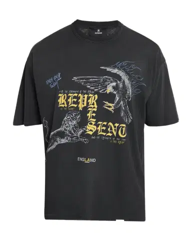 Represent Men's Enemy Cotton and Hemp Graphic T-Shirt | Thumbnail 1 Represent Men's Enemy Cotton and Hemp Graphic T-Shirt | Thumbnail 1