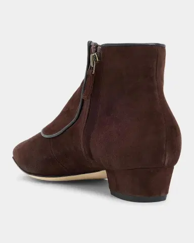 Manolo Blahnik Hironu Suede Ankle Boots | Thumbnail 4 Manolo Blahnik Hironu Suede Ankle Boots | Thumbnail 4